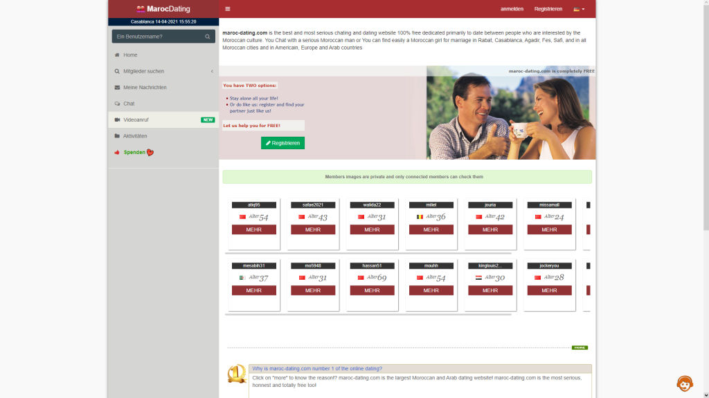 maroc dating